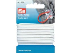 Prym elastisk strikk - 2,5 mm/ 3 m - hvit