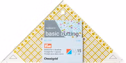 Omnigrid - Trekant linjal 1/2 kvadrat opp til 15cm