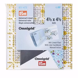Omnigrid Linjal- 4 1/2 * 4 1/2 Inch