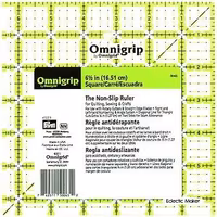 Omnigrip Non slip Ruler Linjal- 6 1/2 * 6 1/2 inch