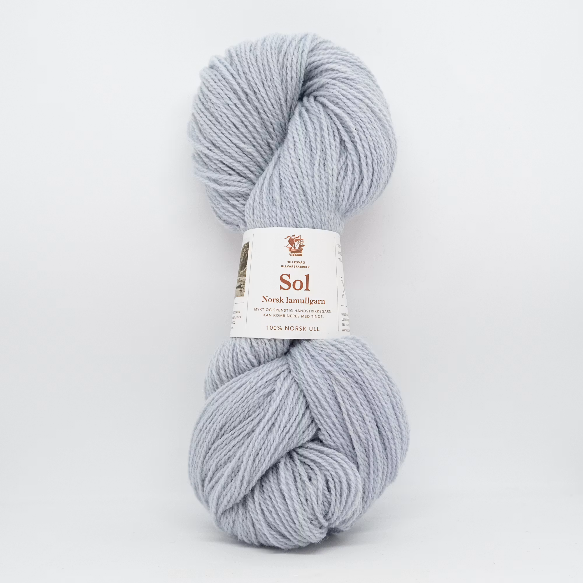 Sol Lamullgarn - Lys Gråblå (433)