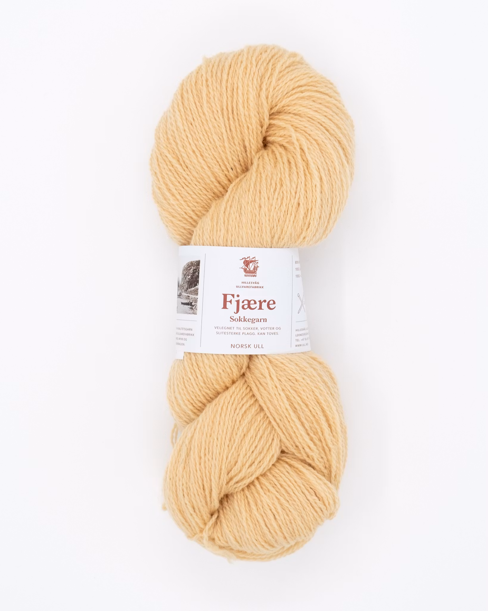 Fjære Sokkergarn - Ferskegul (566)