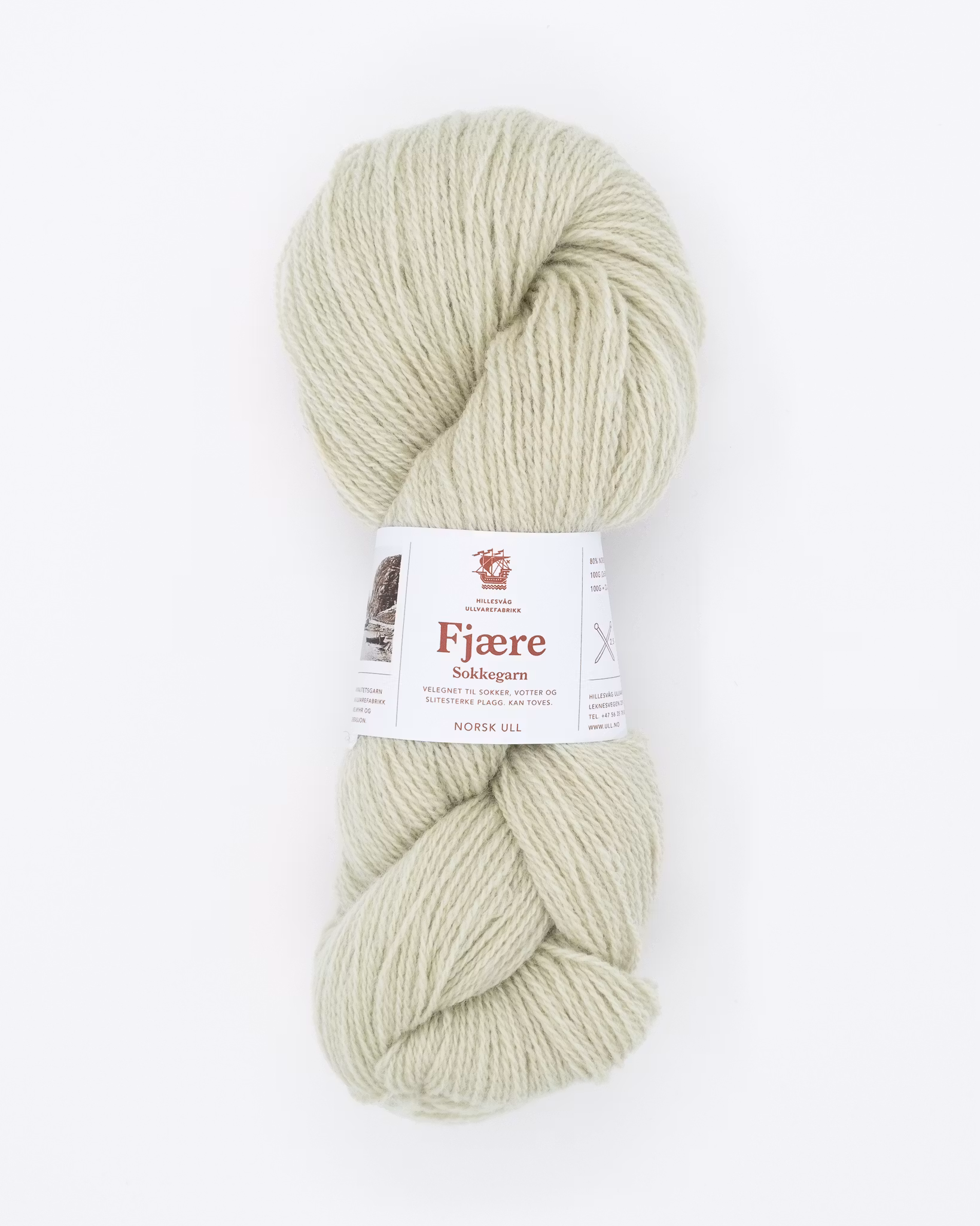 Fjære Sokkergarn - Lys Lindegrønn(557)