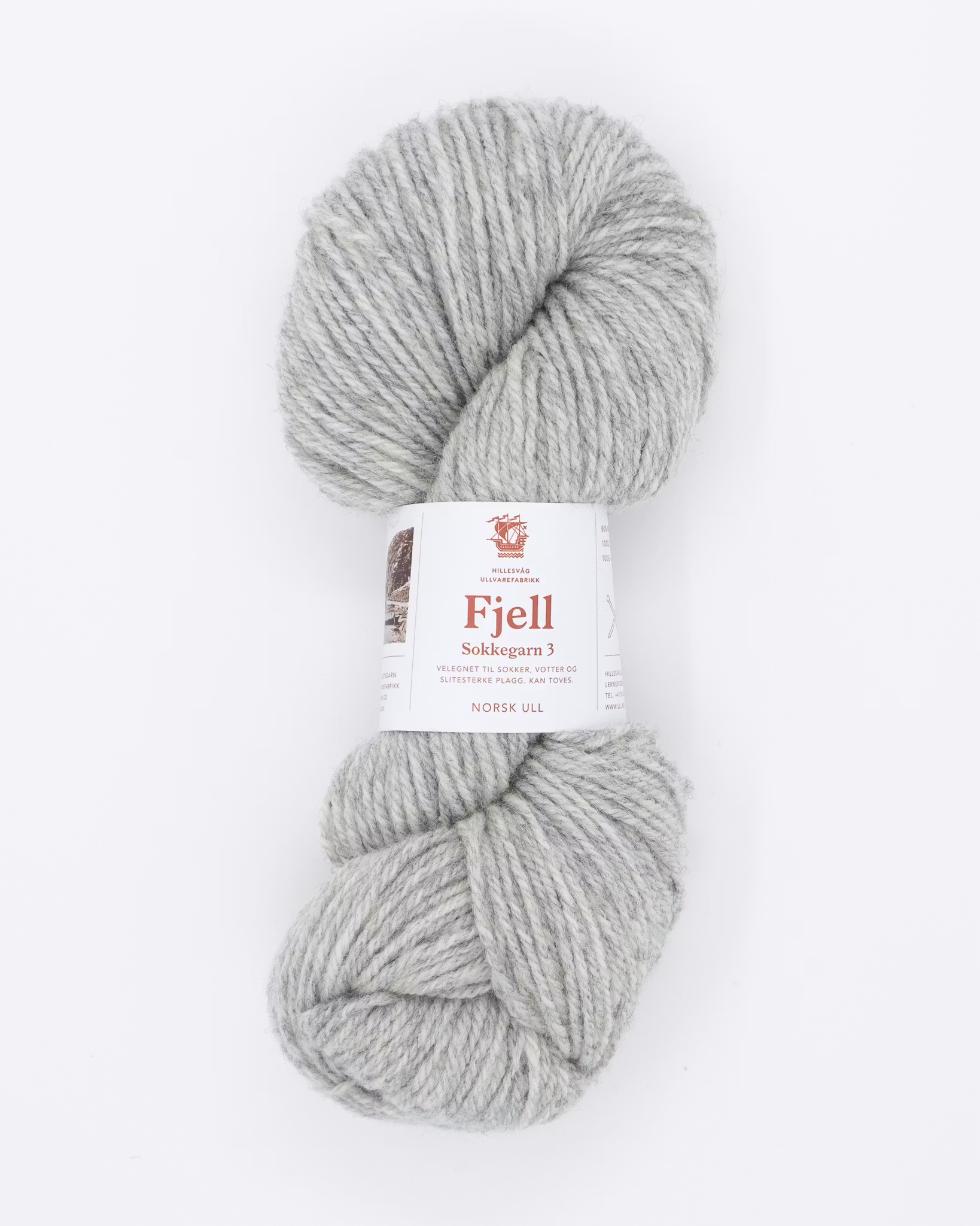 Fjell Sokkegarn - Lys Grå (110)