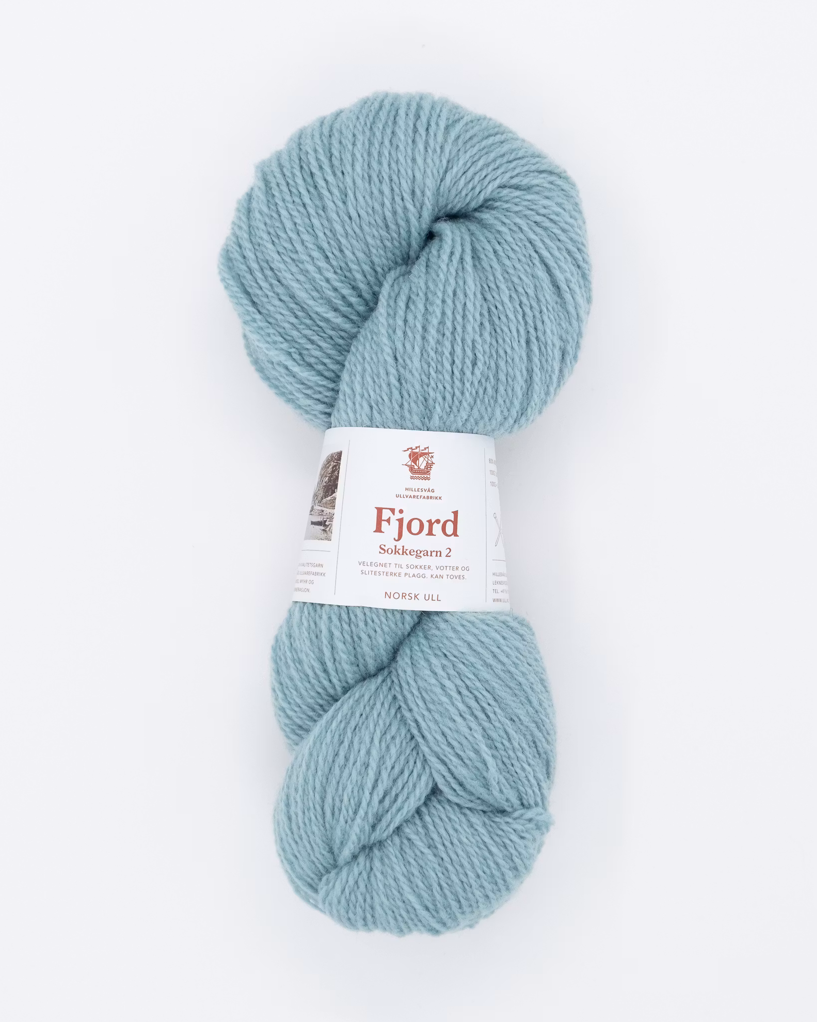 Fjord  Sokkegarn - Lys Grønnturkis (546)