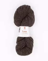 Luna Lammeull - Melert Mørk brun (452)