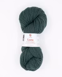 Luna Lammeullgarn Dyp Grønn (432)