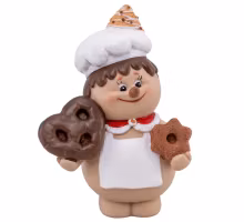 Pepperkakefigur med kringle