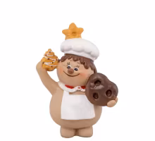 Pepperkakefigur med kringle - liten