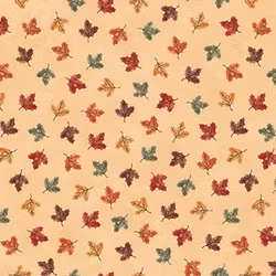 Autumn Small leafs - Camel