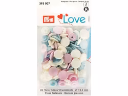 Prym Love – Non-sew Color Snaps – Pastell 30 stk