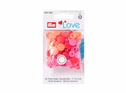 Prym Love – Non-sew Color Snaps –  Rød 30 stk