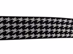 Hundetann -  Svart/Gull 40mm