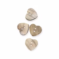 Hjerte Treknapp - 18 mm