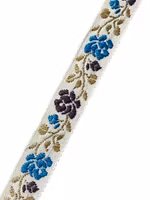 Pyntebånd - Blå/Lilla - 14 mm