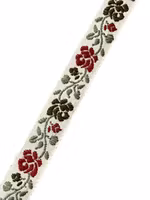 Pyntebånd - Rød/Grønn- 14 mm