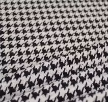 Merinoull Hundetann  - Svart/Hvit