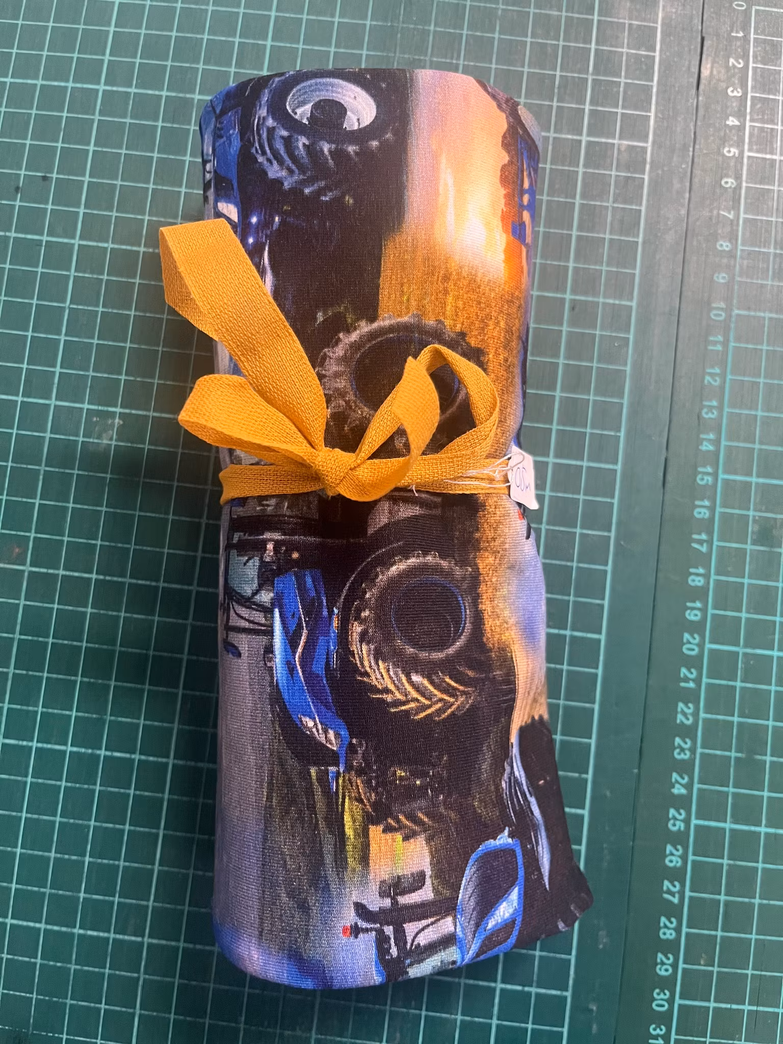 Traktor Blå - 0,5 m - Stoffpakke 5