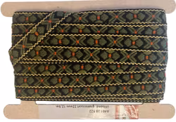 Ullbånd  - Grønn/Svart 22 mm