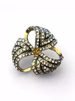 Strassknapp, 21mm «bling»