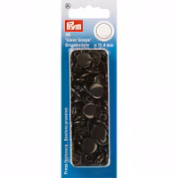 Prym Non-sew Color Snaps – Ø12.4 – Dark Brown (393106)