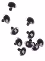 Bamseøyne, safety 10mm Blank