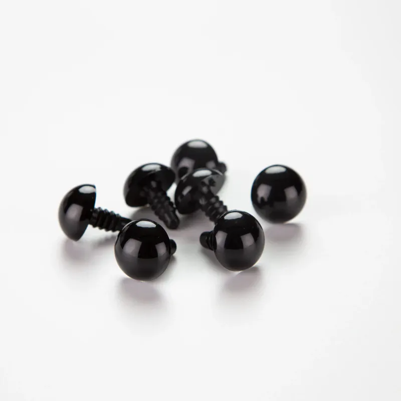 Bamseøyne, safety 10mm Svart