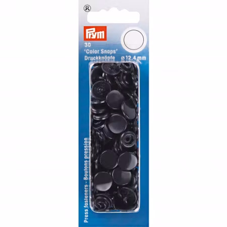 Prym Non-sew Color Snaps – Ø12.4 – Marineblå (393102)