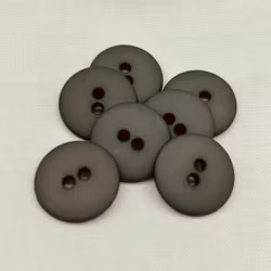 Knapp – Nancy Mørk Grå  – 18 mm ( K191119)