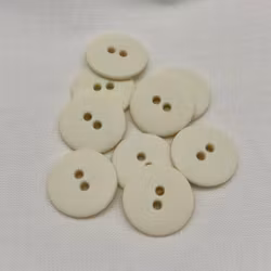 Knapp – Nancy  Melkehvit – 18 mm ( K190821)