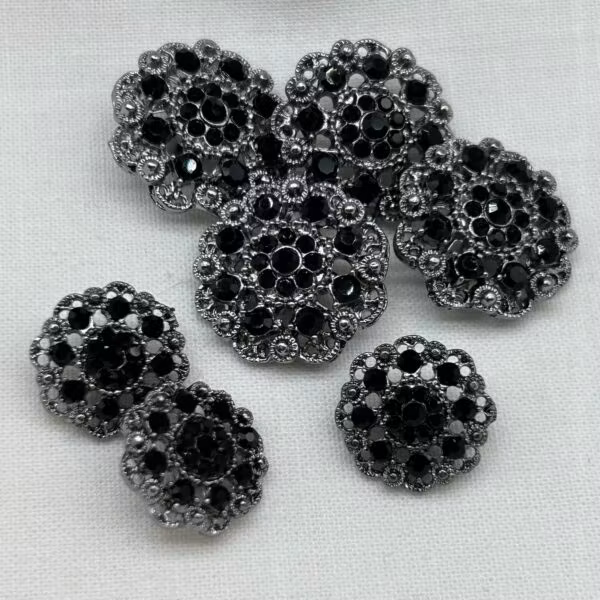 Strassknapp i «sort» – 20 mm