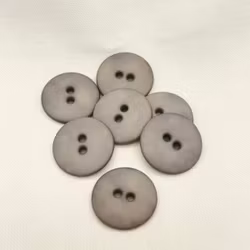 Knapp Nancy - Lys Grå – 15 mm (181395)