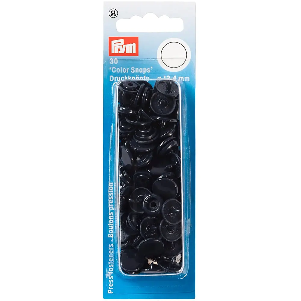 Prym Non-sew Color Snaps – Ø12.4 – Marine (393102)
