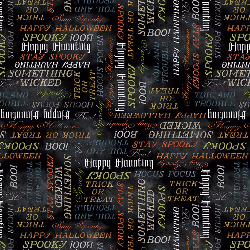 Happy Haunting - Black