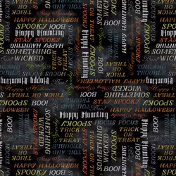 Happy Haunting - Black