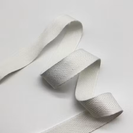 Bendelbånd 20 mm - Hvit