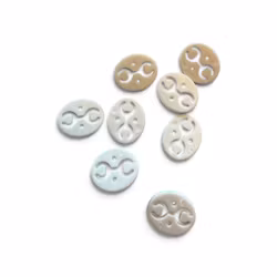 Bakstykke til knapper med ringfeste - K181332