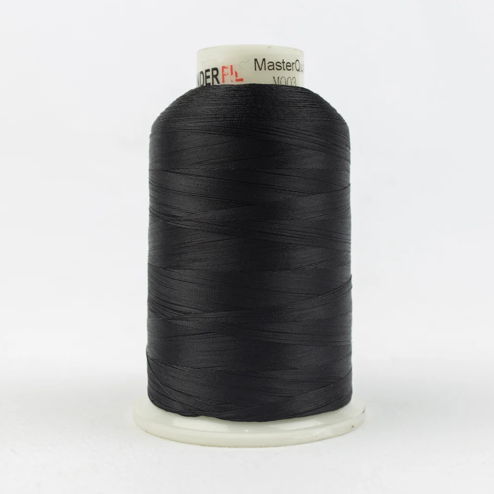 Wonderfil Master Quilter Black 2743 m/spool