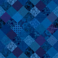 Meow Mix -  Patchwork Blue
