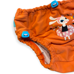 Babybadbyxa med volanger, Lindex Littlephant, stl 62/68