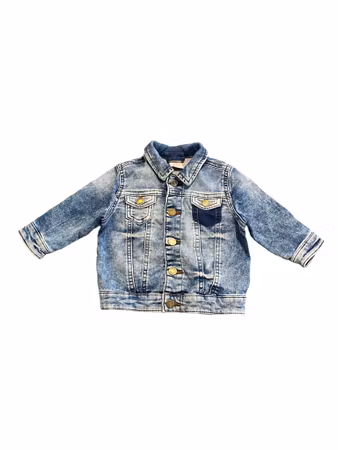 Mjuk jeansjacka, Lindex, stl 74