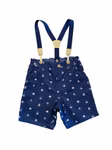 Shorts med hängslen, H&M, stl 74