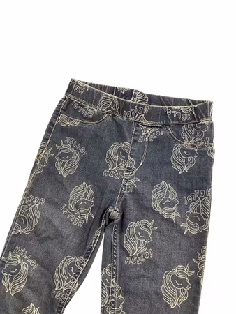 Byxor med enhörningar, H&M, stl 122