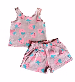 Set med jordgubbar, H&M, stl 92