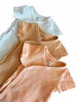 3 ribbade bodys, Lindex, stl 50