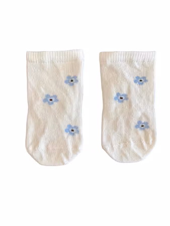 Strumpor med blommor, LIndex, stl 13/15