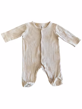 Ribbad pyjamas med fot, Minimarket, stl 56
