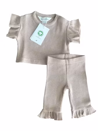 Våfflat set, H&M, stl 56
