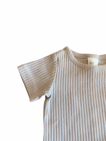 Ribbad t-shirt, H&M, stl 56