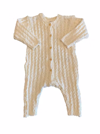 Stickad onesie, H&M, stl 62